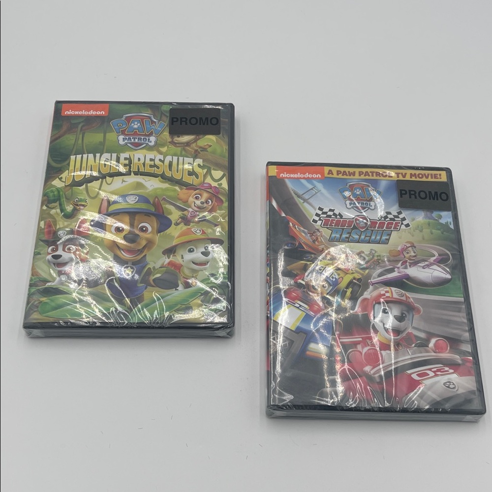 Nickelodeon PAW Patrol Jungle Rescues and Race to the Rescue DVD Set